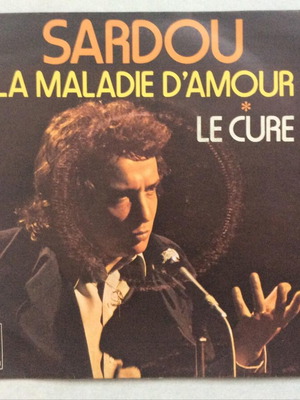 Michel Sardou La Maladie D'amour Le Curé βινύλιο μεταχειρισμένο, ποπ