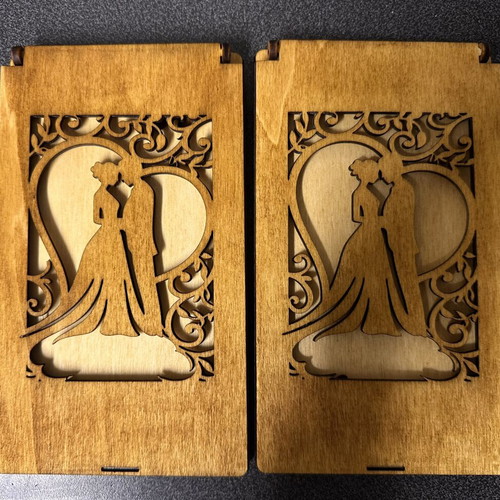 Personalized money and card gift box handmade