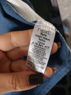 Next boys' shirt 134 cm like new