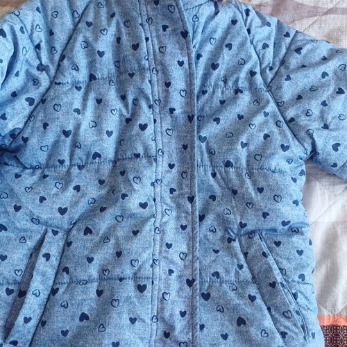 Alouette children's jacket like new, size 110 cm, blue and pink