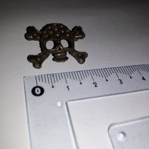 Skull pin used