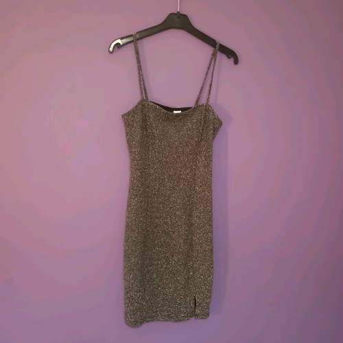 H&M dress like new with glitter and straps, size S