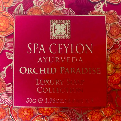 Luxury Soap Collection Spa Ceylon Ayurveda new, Orchid Paradise scent, 3x50g