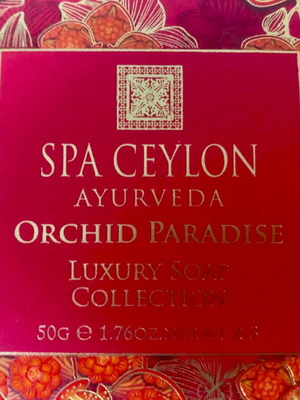 Luxury Soap Collection Spa Ceylon Ayurveda καινούργιο, άρωμα Orchid Paradise, 3x50g