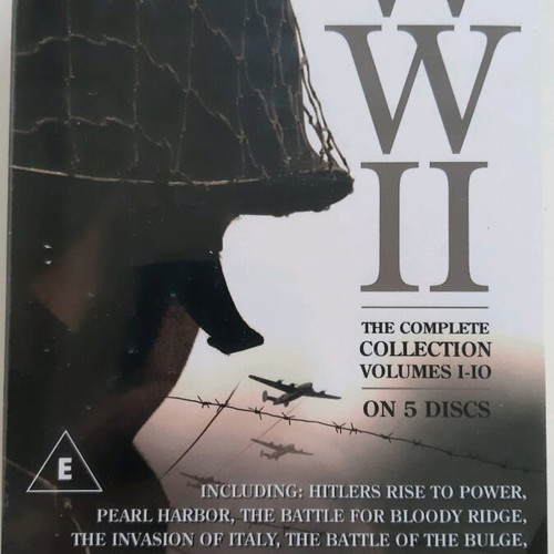 WWII Historical DVD Series New, 5 Discs, 10 Volumes
