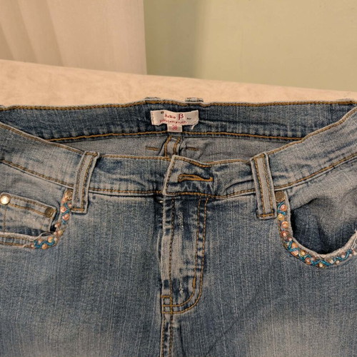Julia Bergovich women's bootcut blue denim pants used