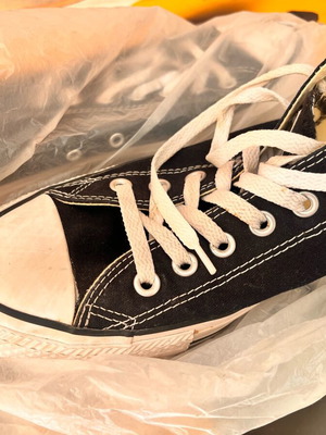 Converse All Star μαύρα Νο11/45 σχεδόν σαν καινούργια