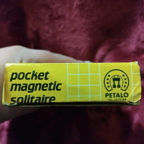 Domino's +chess magnetic pocket solitaire like new