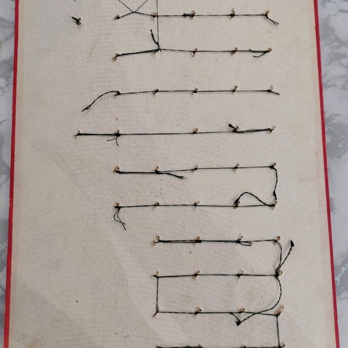 Vintage button sample book from the 1960s used
