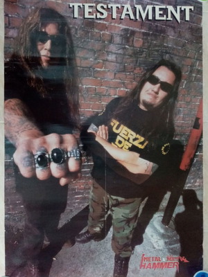 Metal Hammer Testament Sinner Amorphis poster