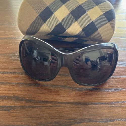 Burberry sunglasses with case, brown