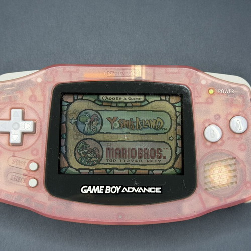 Game Boy Advance Milky Pink like new handheld console