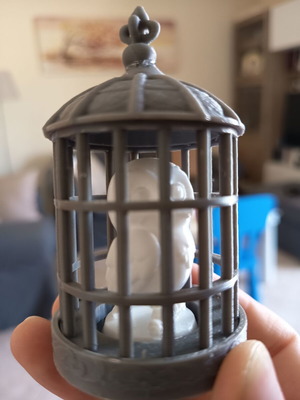 Φιγούρα Hedwig με κλουβί 3d εκτυπωμένη, κατόπιν παραγγελίας