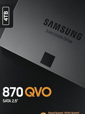 Samsung 870 QVO 4TB SSD pack of 2 like new