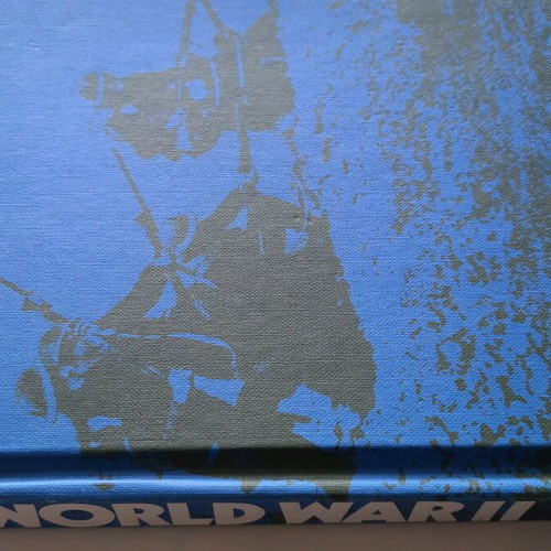 History of World War II book used, hardcover 1974 edition