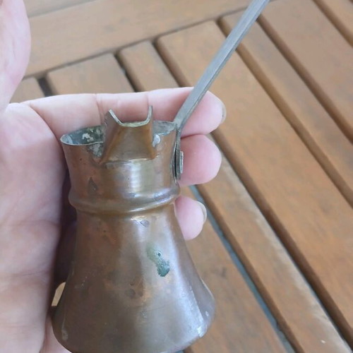 Copper briki for 1 coffee like new