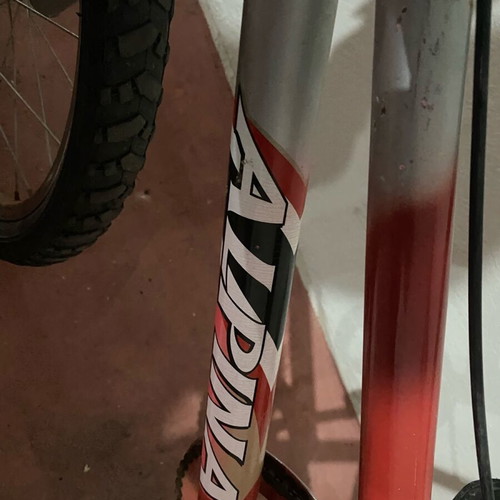 Alpine vintage BMX used with brakes and tires fully functional