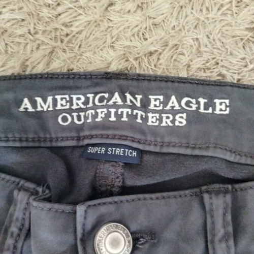 American Eagle pants like new, size US 8, black and gray