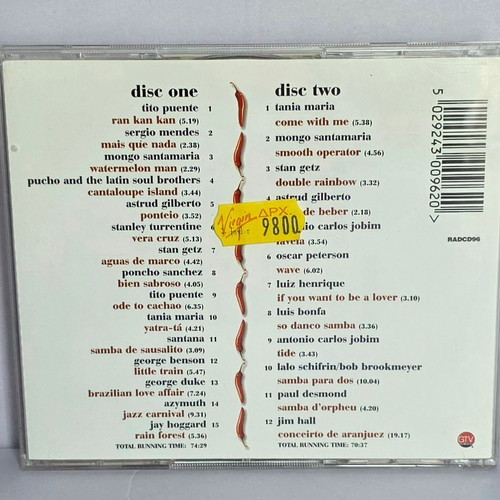 Various The Very Best Of Latin Jazz 2CD like new