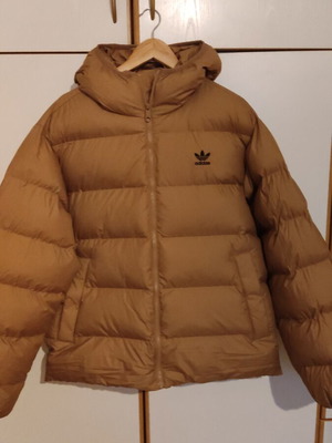 Adidas Comercial Puff Jacket New Gold Size XS and S