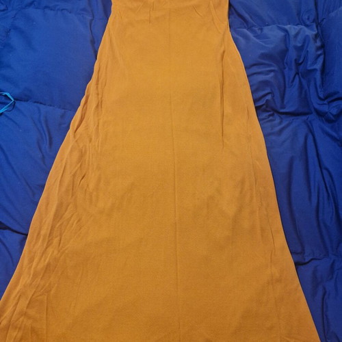 Viscose dress orange like new, size x-small