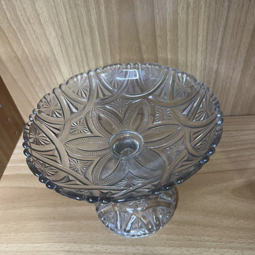 Glass fruit bowl 1950 like new