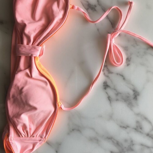 Bikini top Tally Weijl pink size XS/S like new