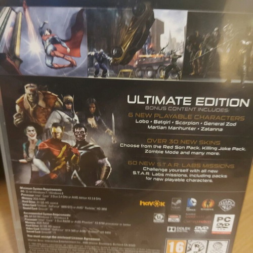 Injustice authentic PC game new