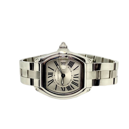 Cartier Roadster γυναικείο ρολόι μεταχειρισμένο quartz από ατσάλι