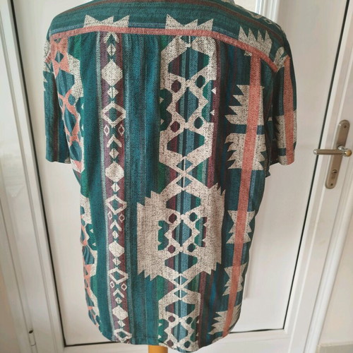 Bershka men's shirt almost new, green, size S