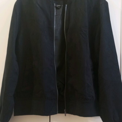 Men's jacket new thin with suede-like texture size M