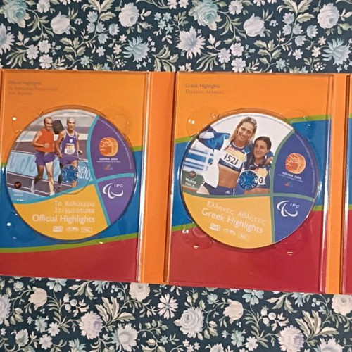 Paralympic Games Athens 2004 DVD used, collectible 4-disc set