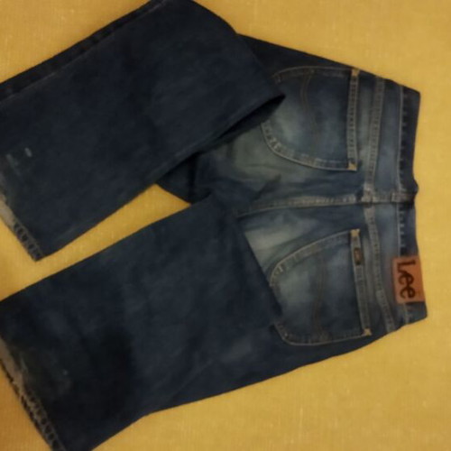 Lee men's pants used, size W30-36, blue