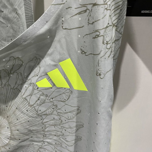 Adidas Adizero x Labrum singlet new, size S, grey and yellow