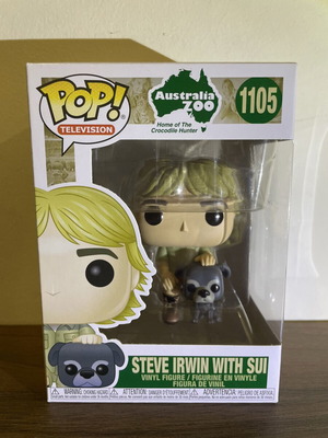 Funko Pop! Steve Irwin With Sui vinyl figure new