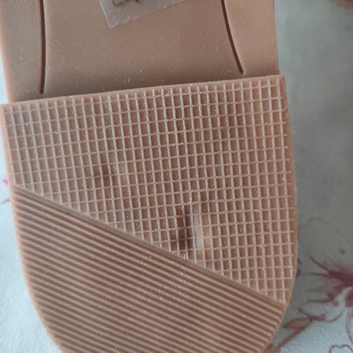 Ligglo bronze sandals with geometric rhinestones, size 42
