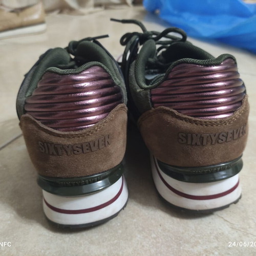 Sixty Seven women's athletic shoes like new, size 40, suede leather fabric