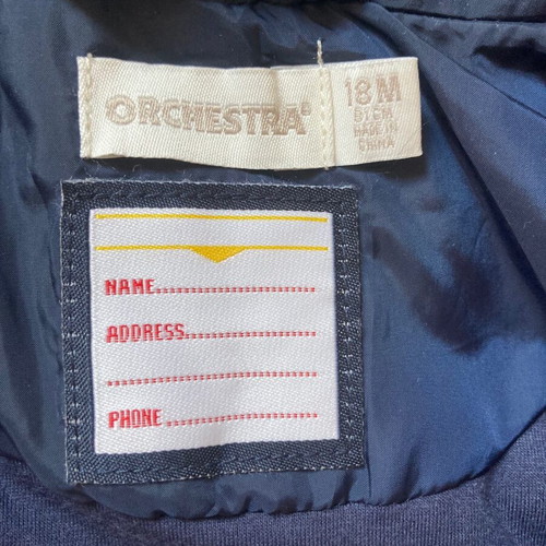 Orchestra sleeveless jacket for 18 months