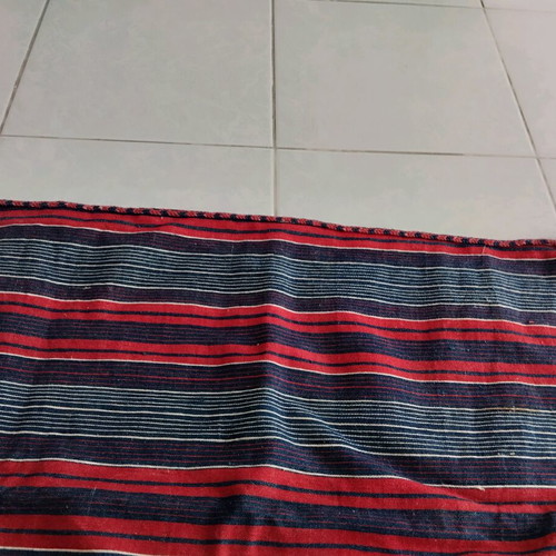 Cotton woven pillow like new, 62x57 cm