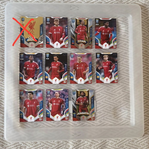 Liverpool and Barcelona Adrenalyn 2026 Fifa 365 Cards new