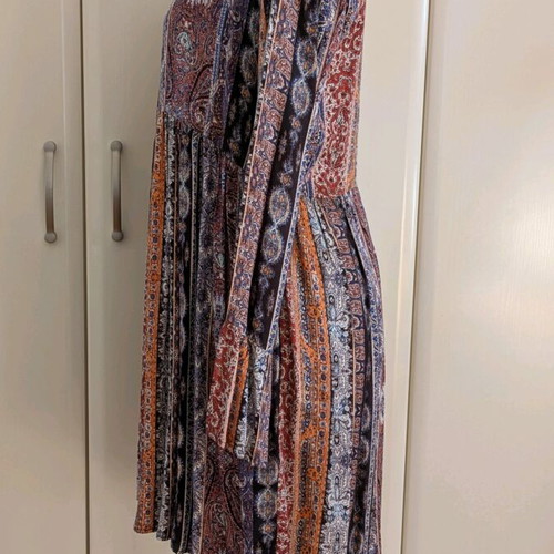 Boho tunic Bershka multicolor like new, size L