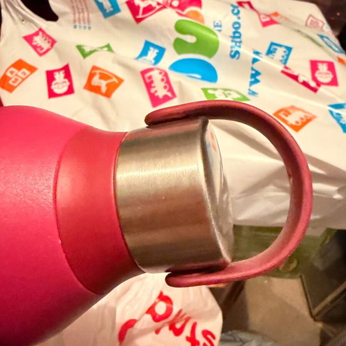 Water bottle used with inox interior and screw cap