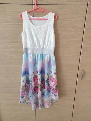 Asymmetric girls dress size 12 used