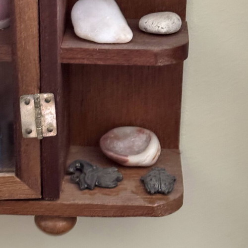 Antique miniature wooden wall decoration like new