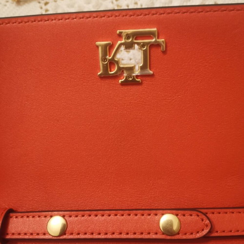 Ralph Lauren crossbody bag, orange leather, new with tag