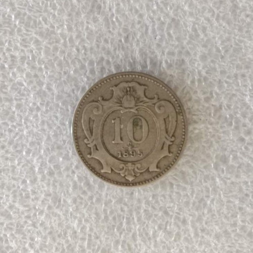 Austria 10 Heller nickel coin 1895