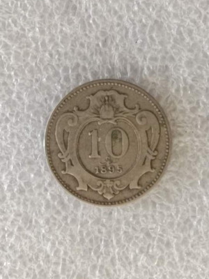 Austria 10 Heller nickel coin 1895