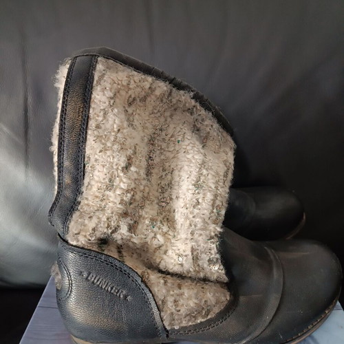 Bunker leather ankle boots used, size 39