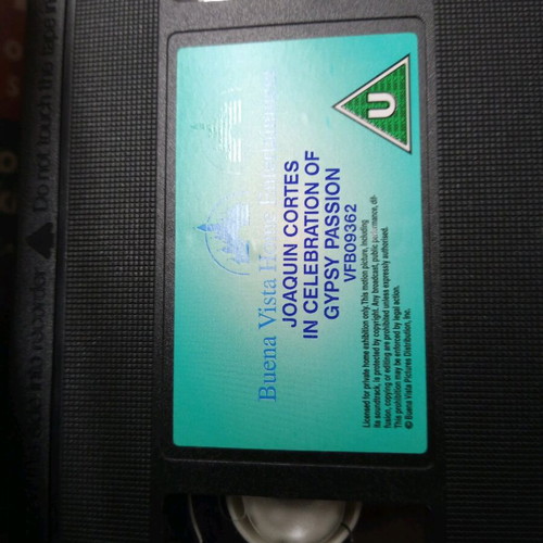 Joaquin Cortes In Celebration Of Gypsy Passion VHS Tape