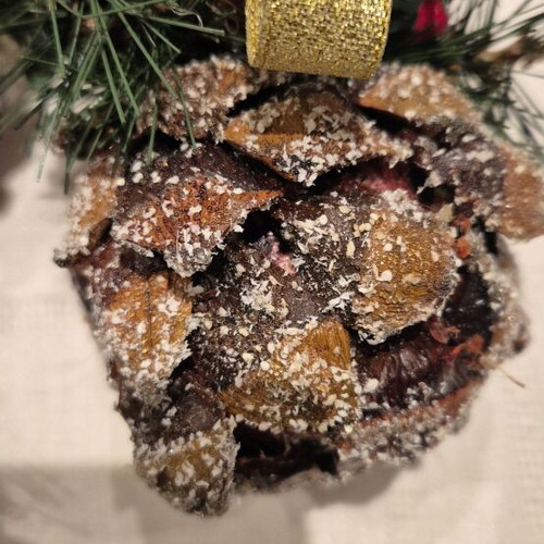 Christmas ornaments used, set of 4 pieces